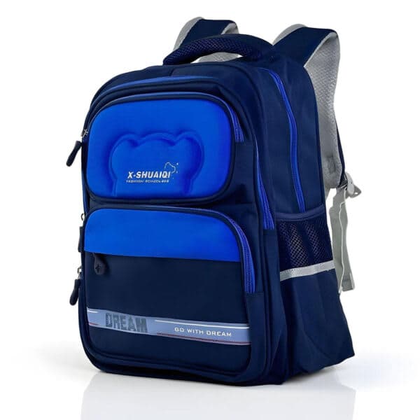 Sac à Dos Scolaire Orthopédique pour Enfants X-SHUAIQI Bleu – محفظة مدرسية للأطفال أزرق 2