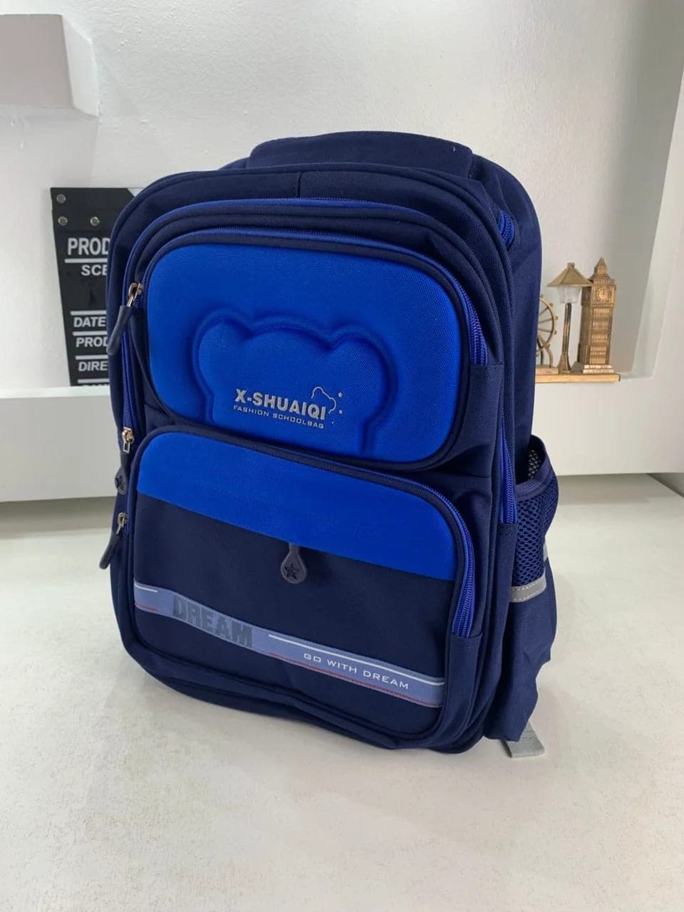 Sac à Dos Scolaire Orthopédique pour Enfants X-SHUAIQI Bleu – محفظة مدرسية للأطفال أزرق 4