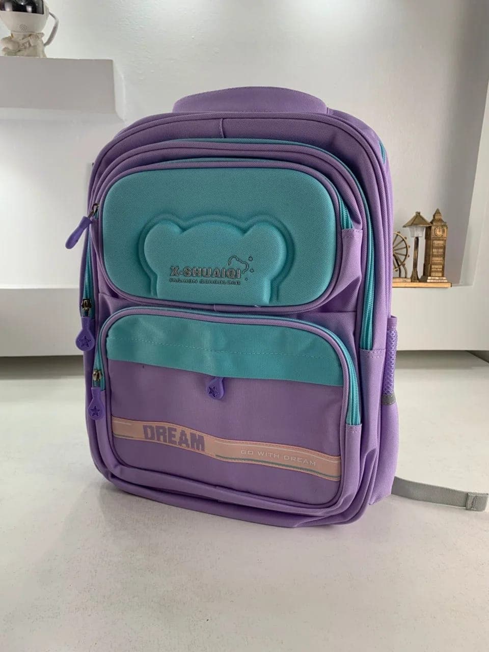 Sac à Dos Scolaire Orthopédique pour Enfants X-SHUAIQI Mauve – محفظة مدرسية للأطفال بنفسجي 2