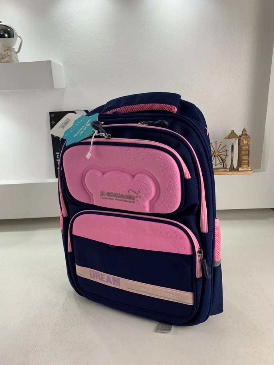 Sac à Dos Scolaire Orthopédique pour Enfants X-SHUAIQI Rose et Bleu – محفظة مدرسية للأطفال وردي وأزرق 5