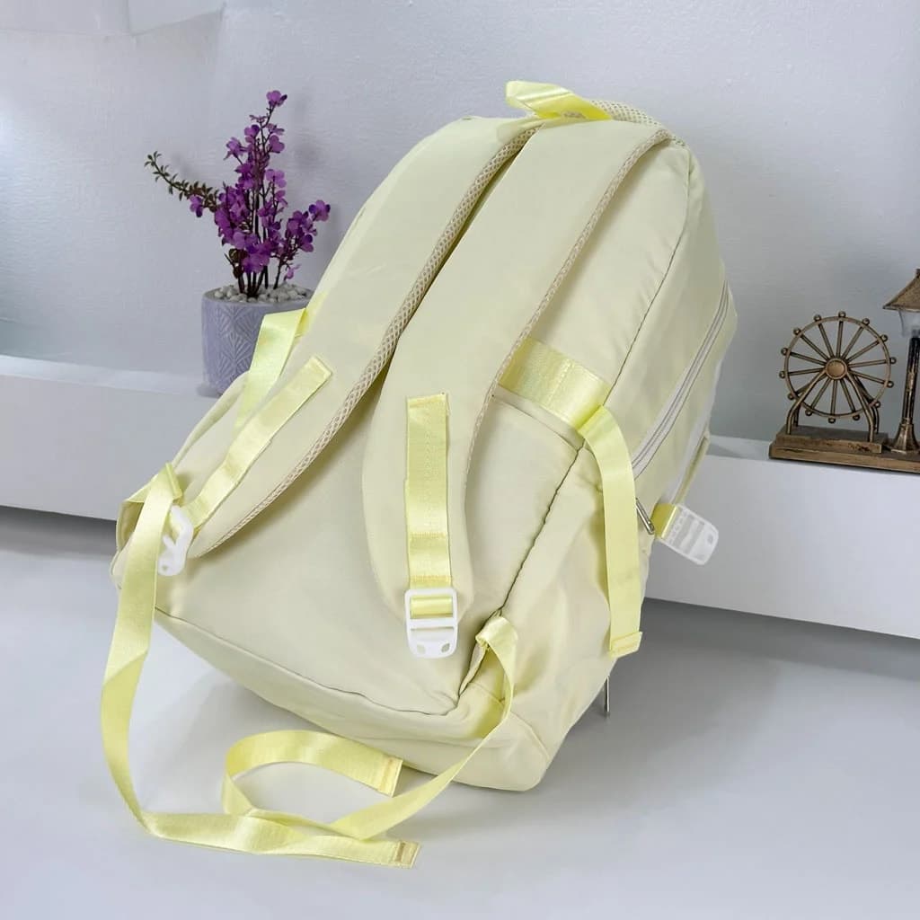 Sac à Dos Scolaire pour Enfants Style Kawaii BoShiKai Jaune – حقيبة ظهر مدرسية للأطفال أصفر 2
