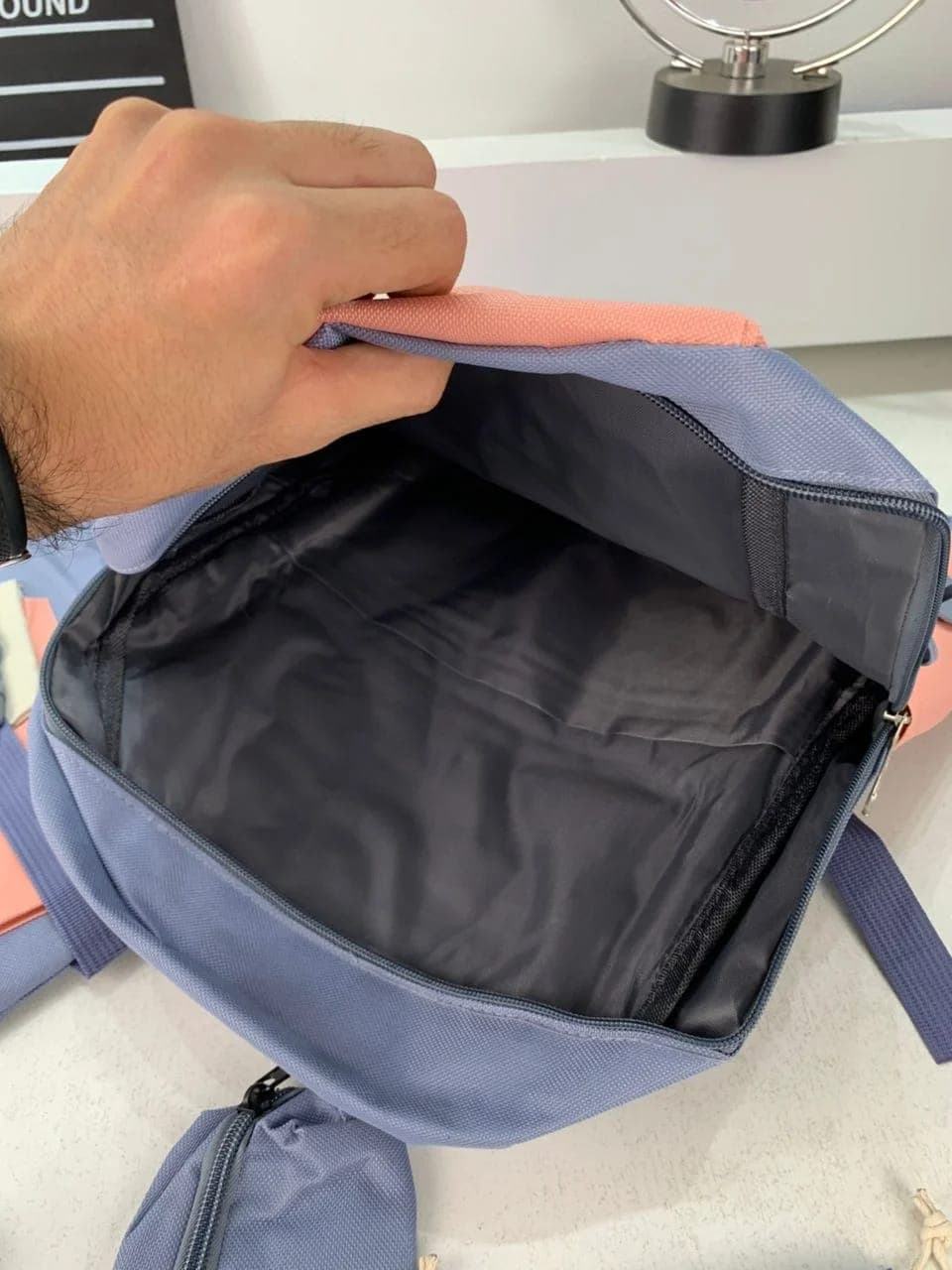 Ensemble de sacs d’école Kawai pour adolescents 5Pcs YISIYUAN Rose et Bleu – محفظة 5 قطع كاواي أزرق ووردي 3