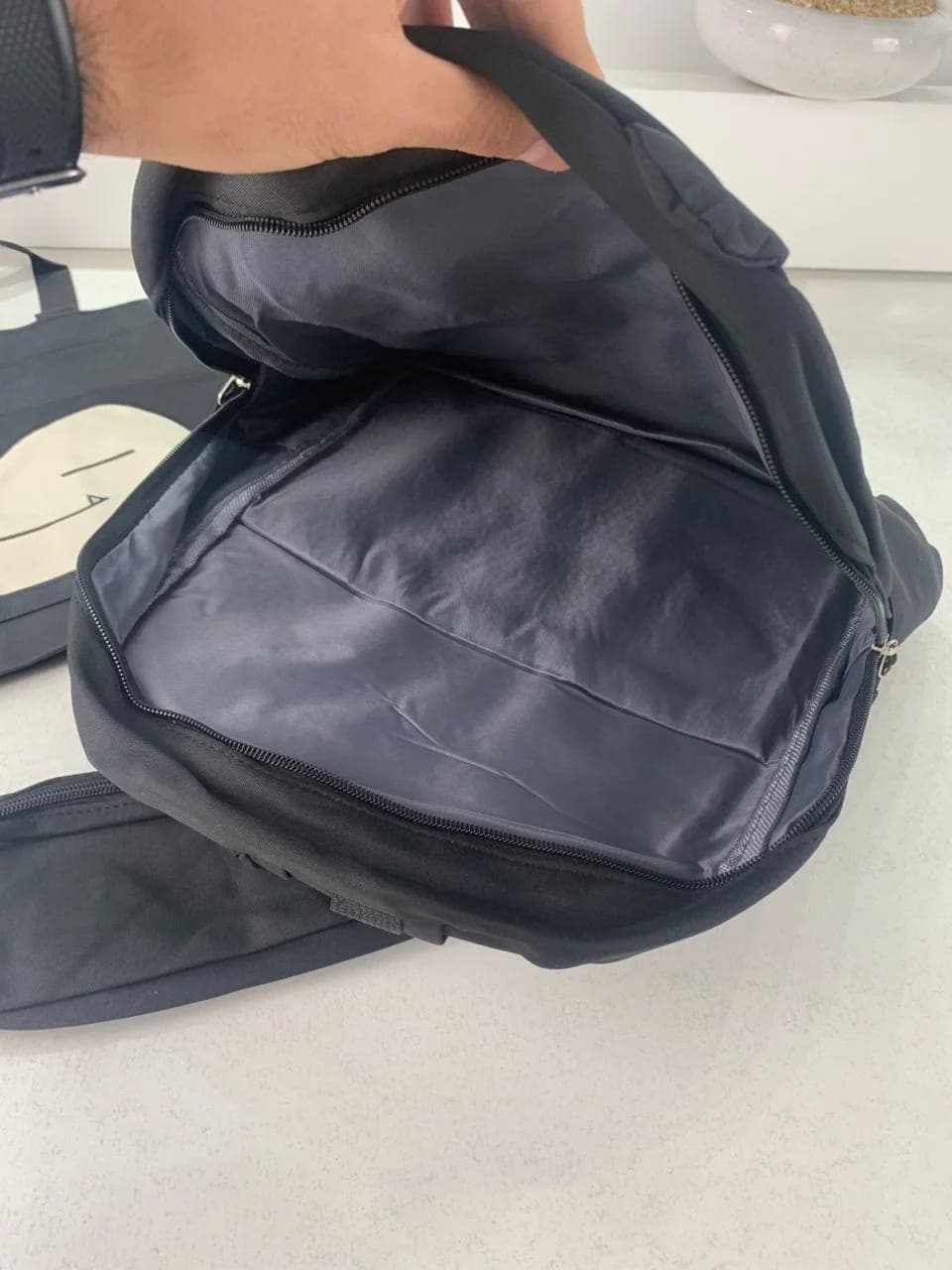 Ensemble de Sacs Snorlax 3Pcs Design Kawaii Noir – حقيبة مدرسية 3 قطع لون أسود 6
