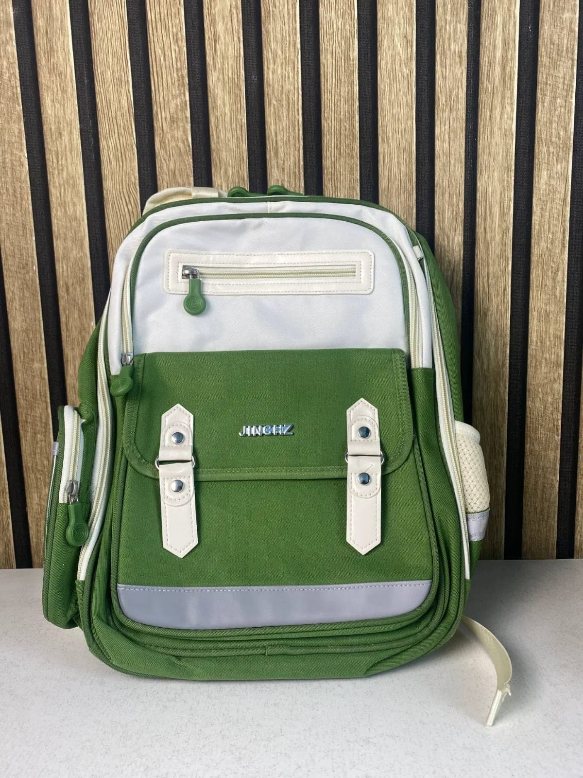 Sac à Dos Scolaire Style Kawaii Grand Volume Tissu Imperméable Vert SACKDS08VT - حقيبة مدرسية بتصميم كاوايي 2