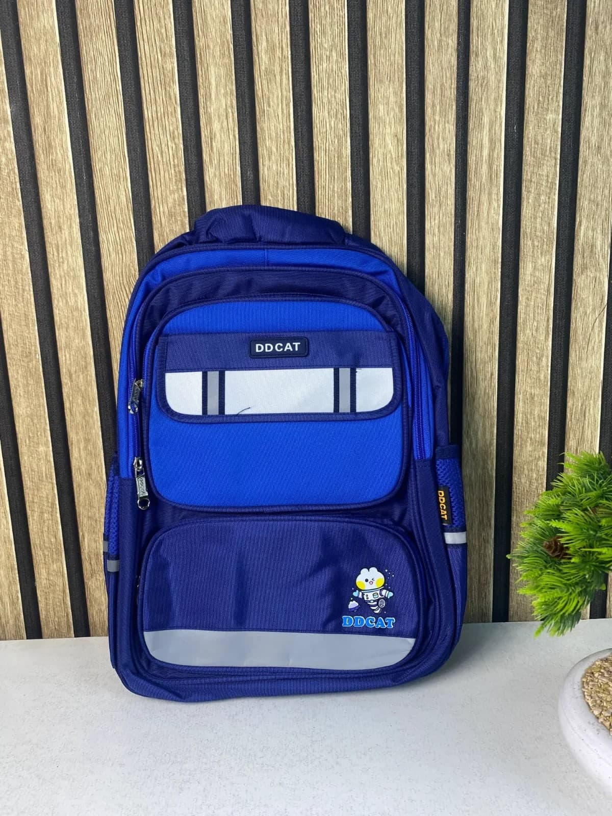 Sac à Dos Scolaire Style Kawaii Grand Volume Tissu Imperméable Bleu SACKDS07B - حقيبة مدرسية بتصميم كاوايي 2