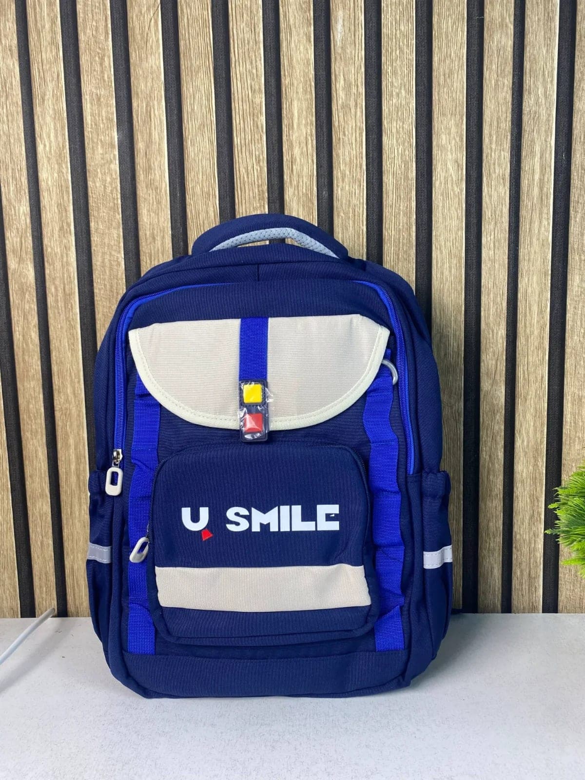 Sac à Dos Scolaire pour Enfnats U-Smile Bleu et Blanc SACKDS09BB - حقيبة مدرسية للأطفال 2