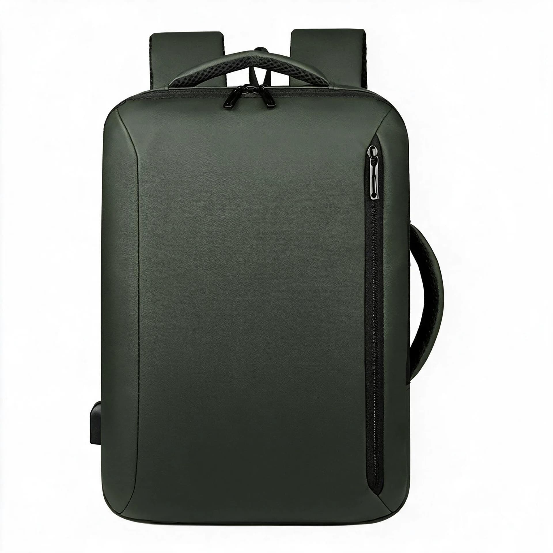 Sac à Dos Business Voyage pour Homme Convertible en Sac à Main Poche Extensible Vert SACHM01V - حقيبة ظهر للرجال متعددة الاستخدامات للكمبيوتر المحمول 2