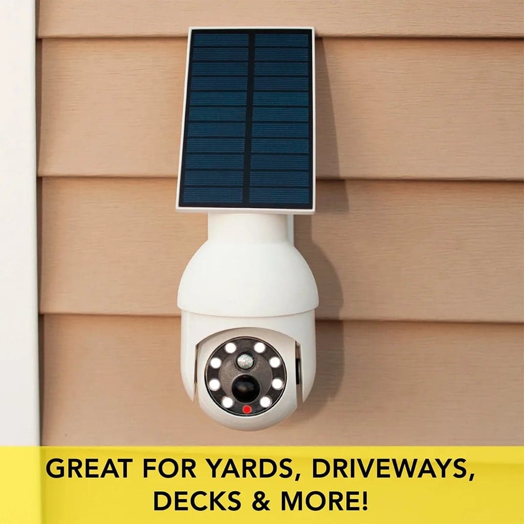 Faux caméra et lampe solaire à détecteur de mouvement – مصباح ليلي على شكل كاميرة 2