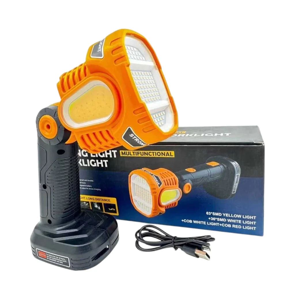Lampe torche LED Rechargeable USB avec COB Lumière d’urgence – مصباح عالي السطوع 2