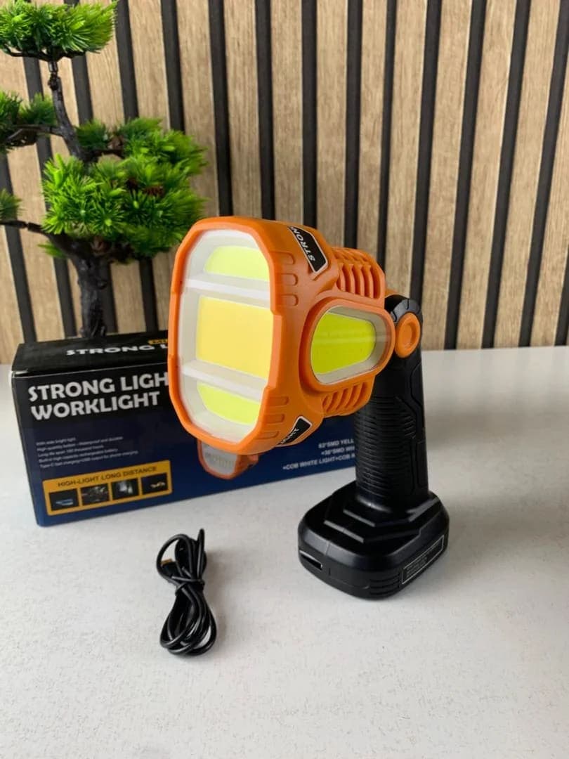 Lampe torche LED Rechargeable USB avec COB Lumière d’urgence – مصباح عالي السطوع 4