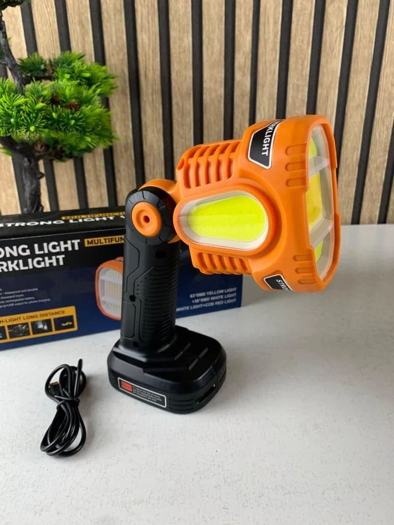 Lampe torche LED Rechargeable USB avec COB Lumière d’urgence – مصباح عالي السطوع 5
