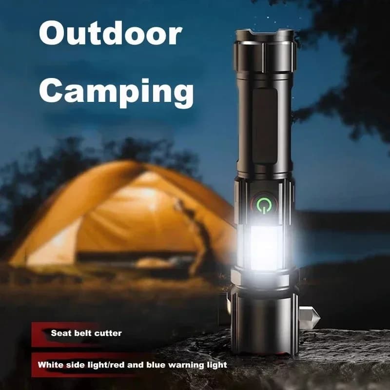 Lampe Torche Multifonctionnel LED Puissante Rechargeable par USB Avec PowerBank – طورش عالي السطوع 3