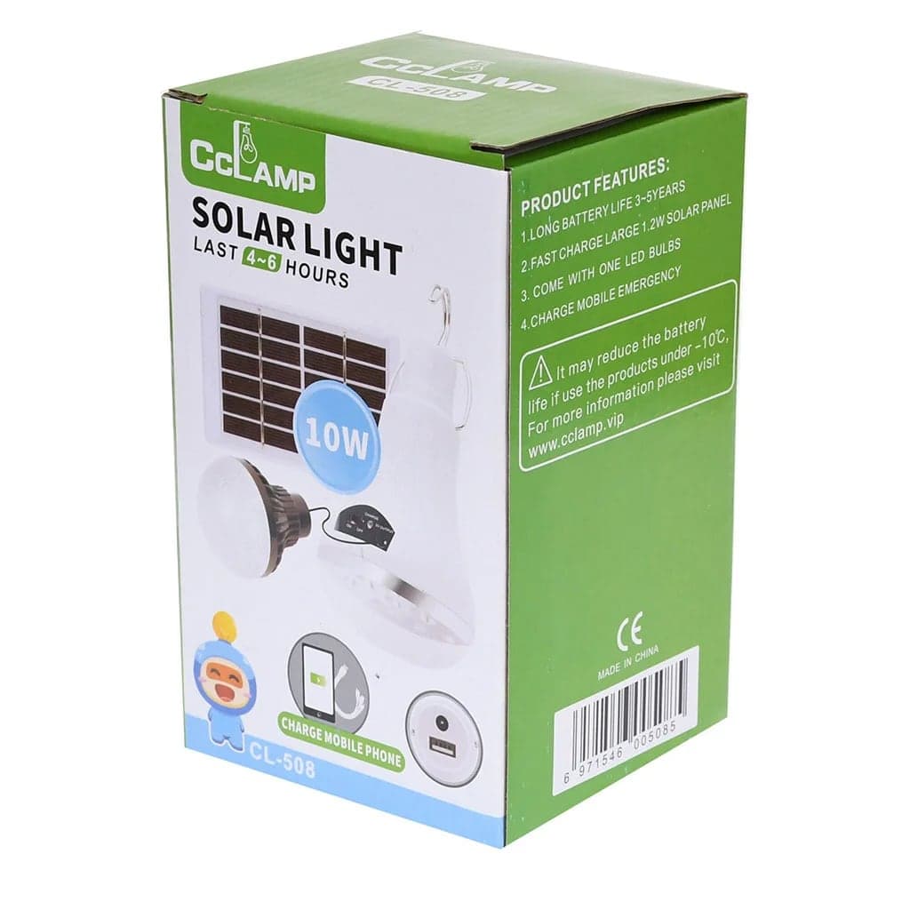 Lampe de Camping LED avec Panneau Solaire 10 W – مصباح تخييم يعمل بالطاقة الشمسية 3