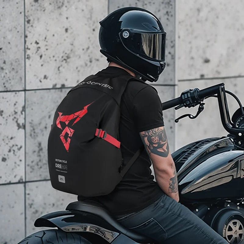 Sac à Dos MOTOCENTRIC pour Casque de Moto - حقيبة ظهر المخصصة لخوذة الدراجة النارية 2
