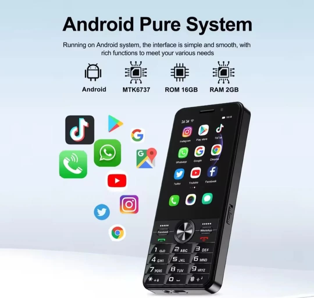هاتف uniwa xs17 هاتف ذكي أزرار و ديجيتال 4G 3