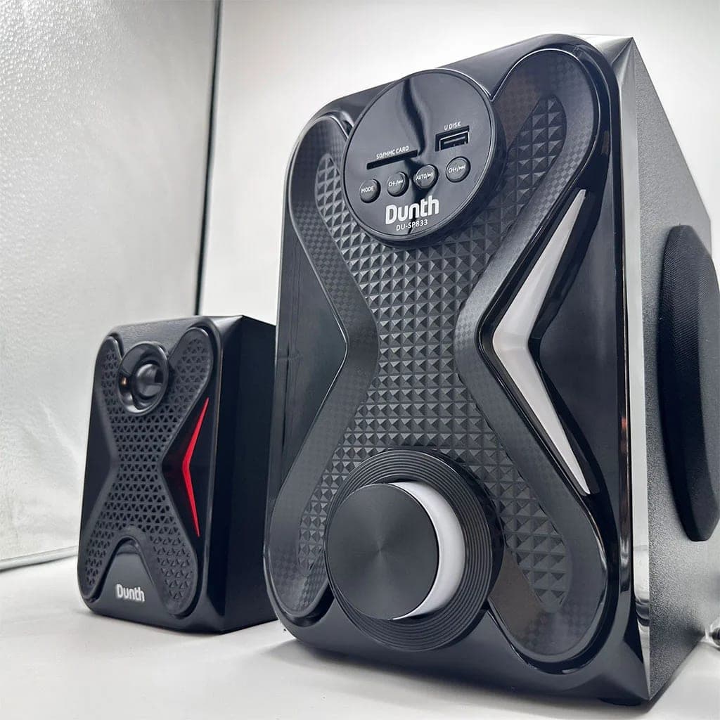 Haut-Parleur DUNTH 8000 W LED BT/AUX/USB/FM Radio DU-SP833 – مكبر صوت إحترافي أصلي 2