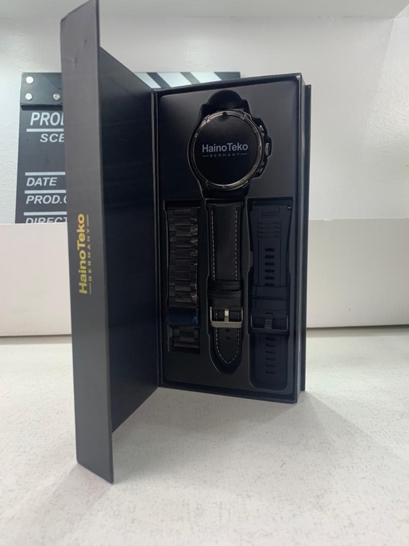 Smart Watch Haino Teko RW-60 MAX avec Lampe Torche et 3 Bracelets – ساعة ذكية أصلية 5