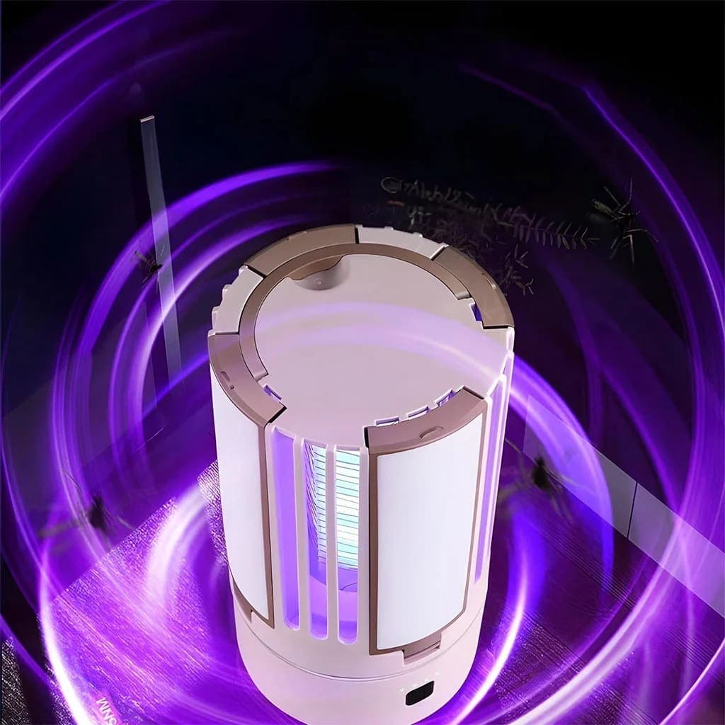 Lampe Anti-Moustique Rechargeable 2 en 1 – مصباح عالي سطوع وصاعق ناموس 6