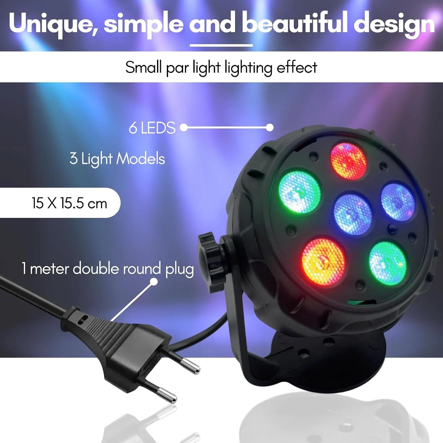 Boule Disco Lumineuse Multicolore avec Haut-Parleur Bluetooth et Télécommande - كرة إضاءة ديسكو ملونة مع مكبر صوت بلوتوث وجهاز تحكم عن بعد 3