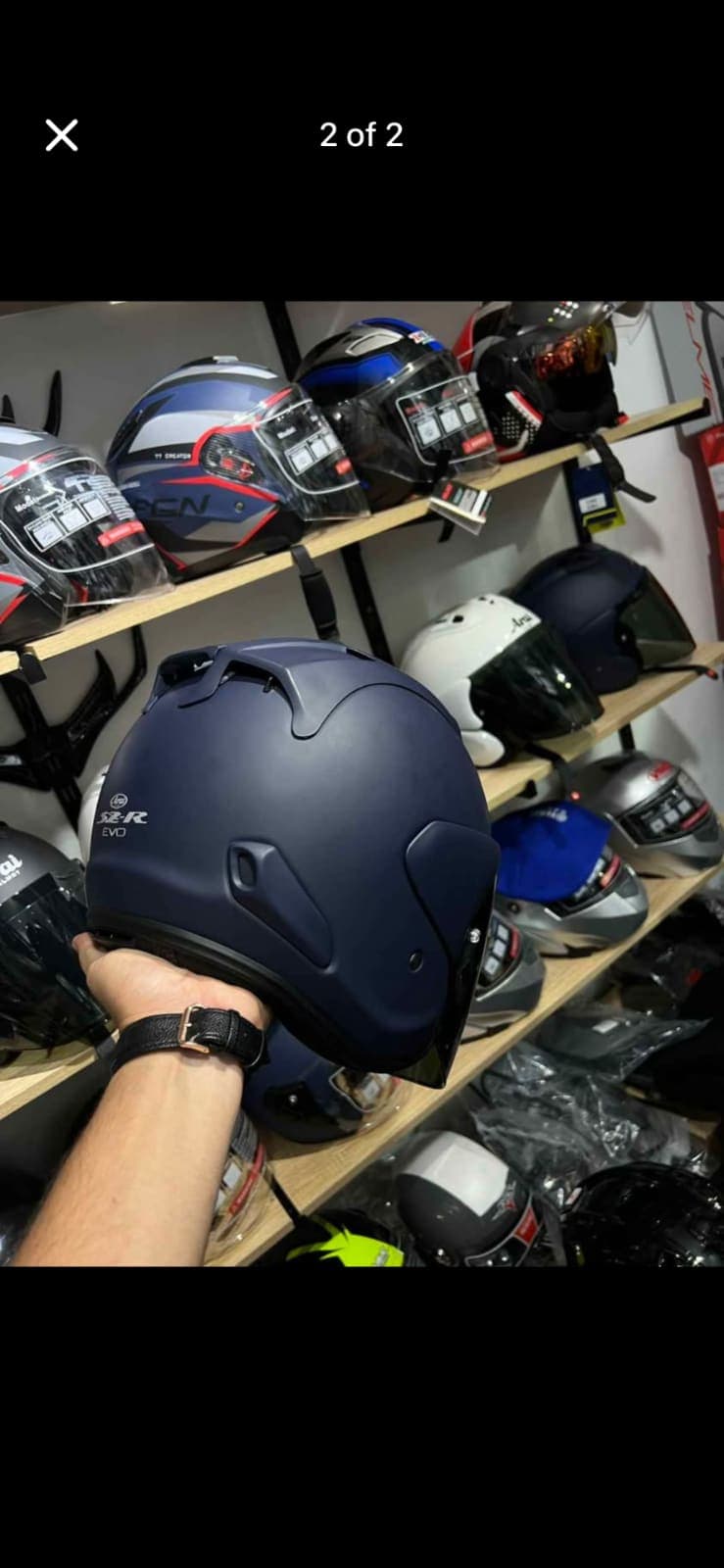 Casque arai evo - bleu matt 🌊 2