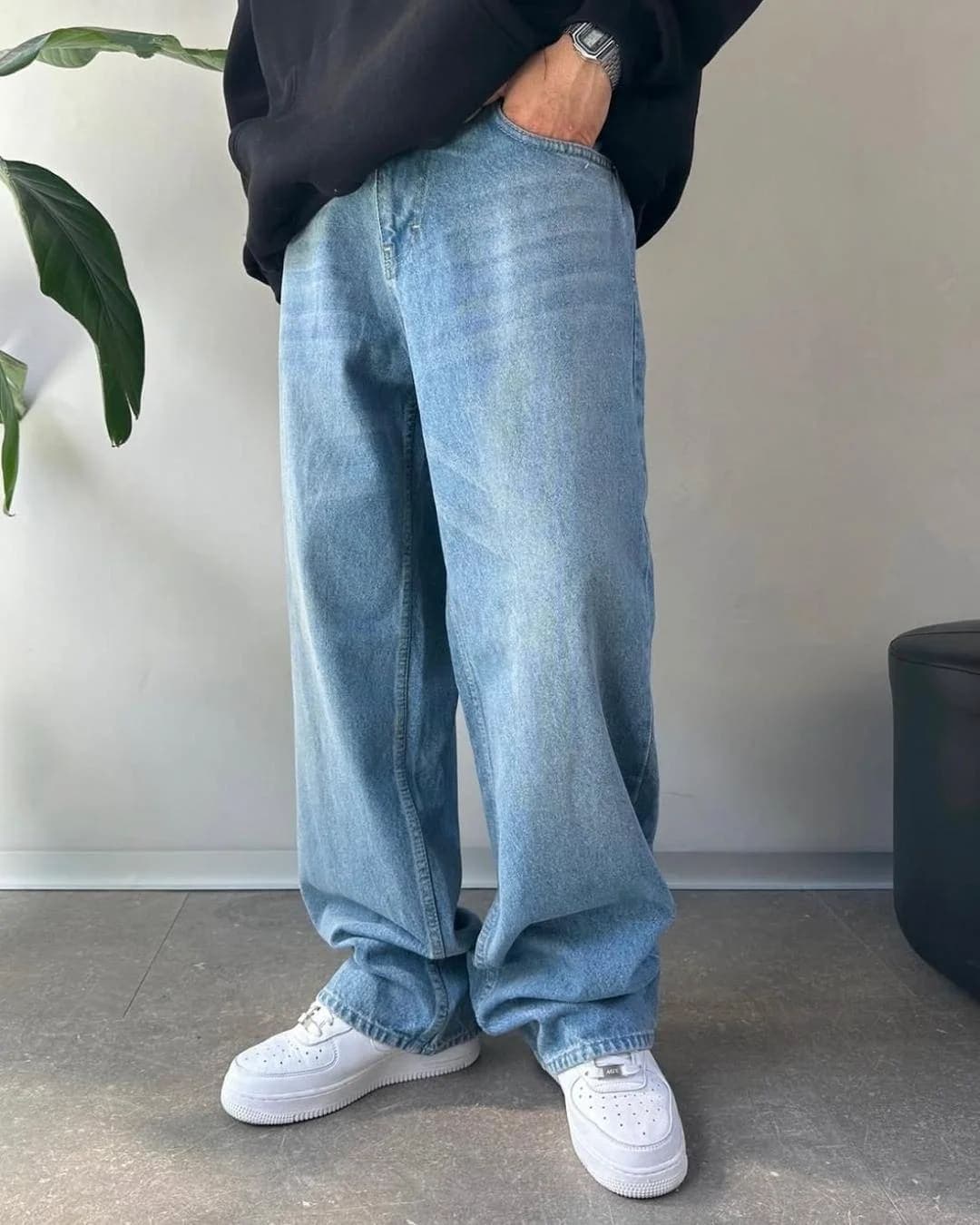 Super baggy jeans porto blue