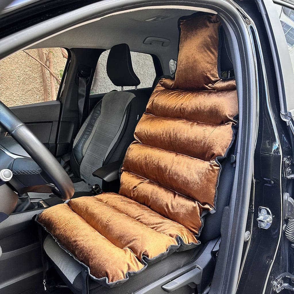 Housse de Protection Siège Auto en Velours Rembourrée Confortable et Moelleux – فرشة مقعد السيارة جد مريحة 2