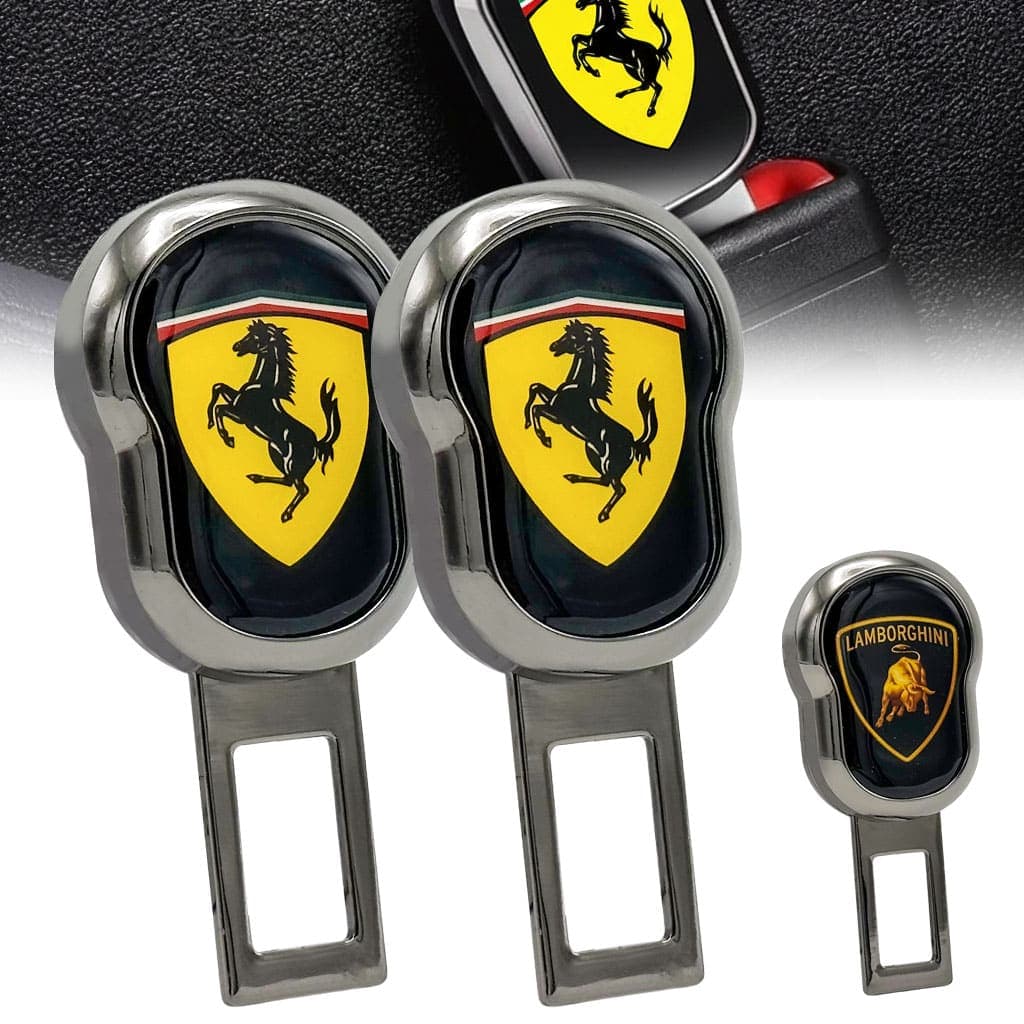 Attache Ceinture Anti-bip 2Pcs design voiture de luxe 2