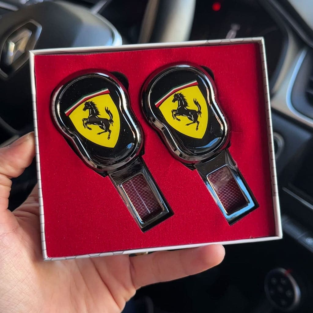 Attache Ceinture Anti-bip 2Pcs design voiture de luxe 3
