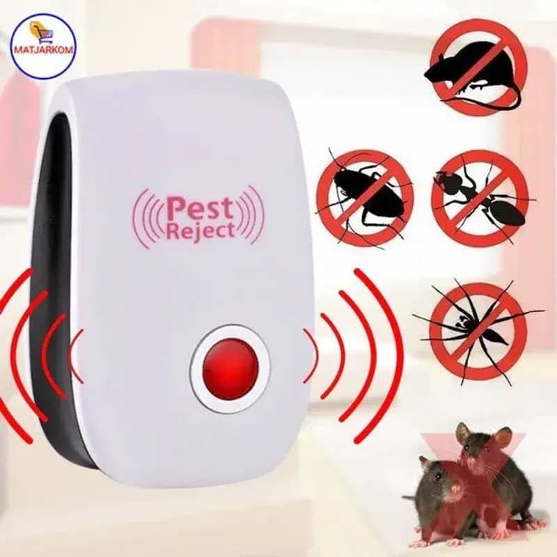 جهاز طارد الفئران والحشرات الإلكتروني Pest Reject بتقنية الموجات الفوق صوتية 2