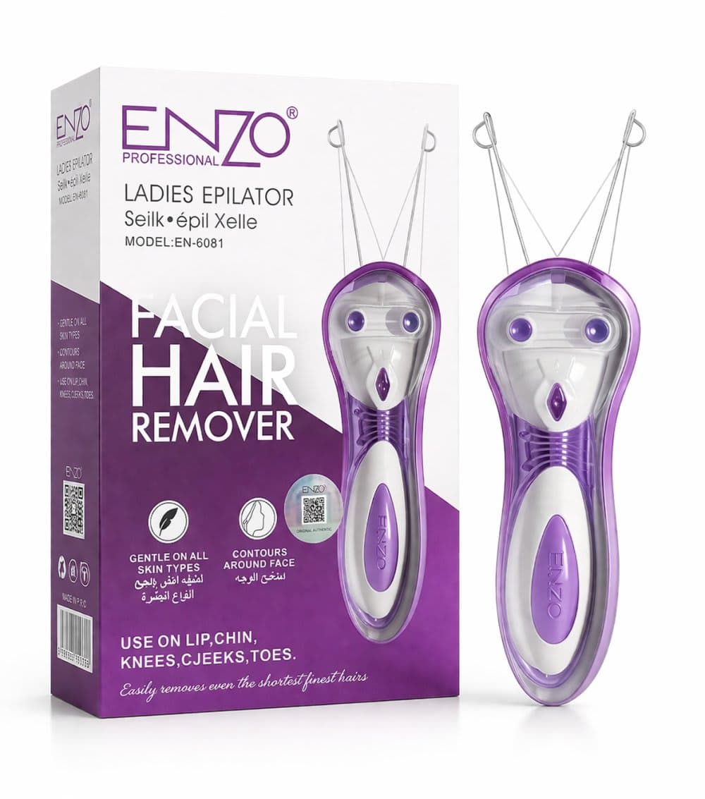 جهاز إزالة شعر الوجه والجسم بنظام الخيط (ENZO EN-6081) – بشرة ناعمة بلمسة احترافية 4