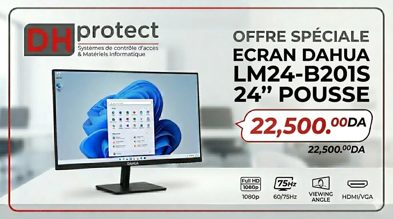 ECRAN DAHUA LM24-B201S 24'' POUSSE