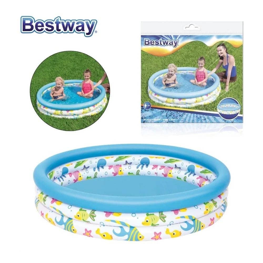 Bestway 51008 Round Inflatable Children's Pool 1.02 x 0.25 m