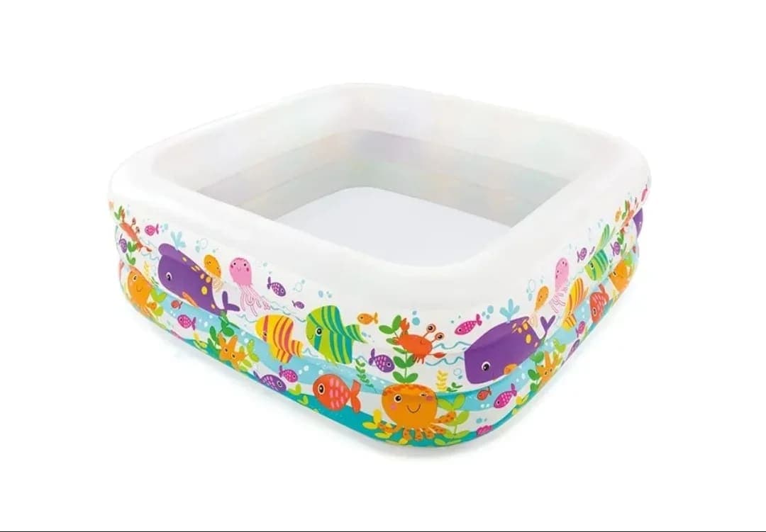Intex 57471NP Clearview Aquarium Inflatable Pool 1.59m × 1.59m × 50cm بيسين