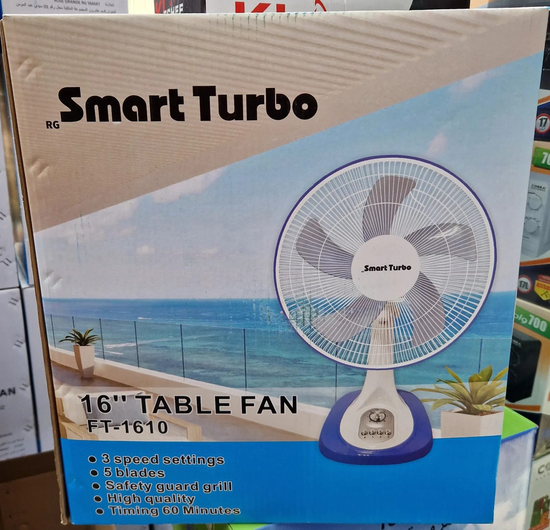 فونتيلاتور smart turbo table fan