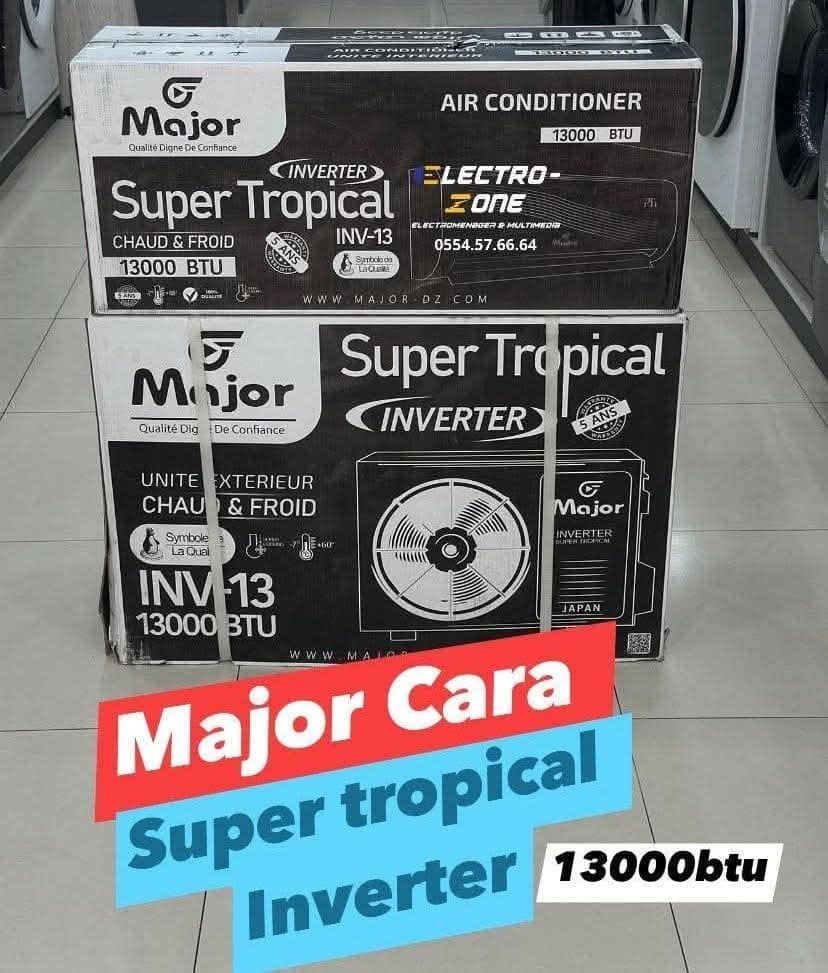كليماتيزور MAJOR Cara Inverter Tropical Air Conditioner 13000 BTU