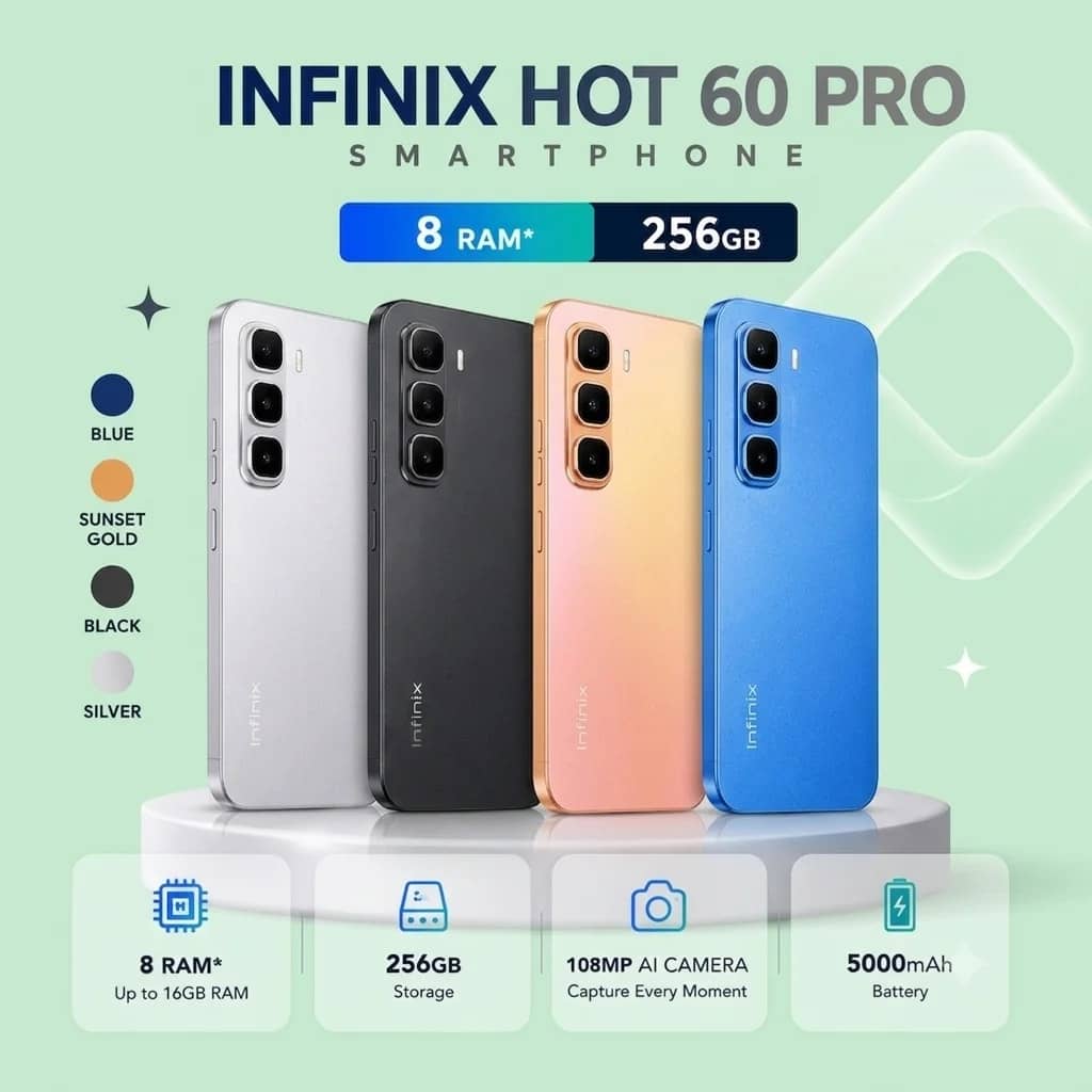 Infinix HOT 60 PRO Smartphone 8/256GB
