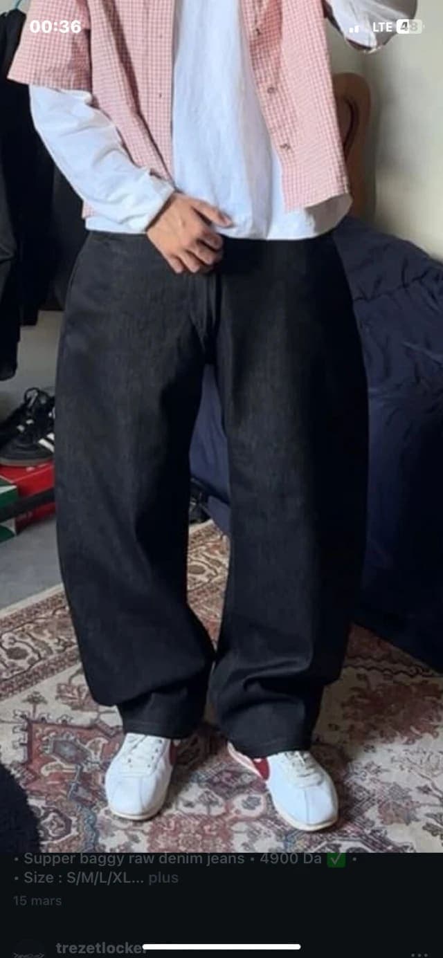 Jean Super baggy noir