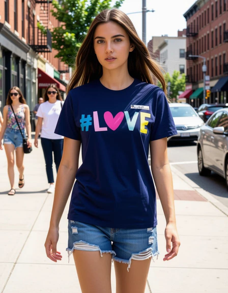 تريكو صيفي T-SHIRT LOVE