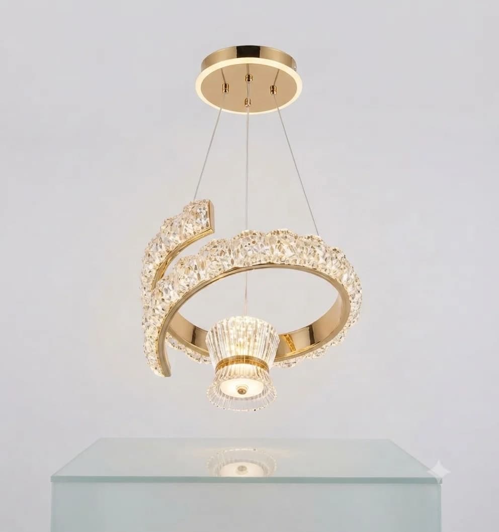 Lustre en cristal de luxe