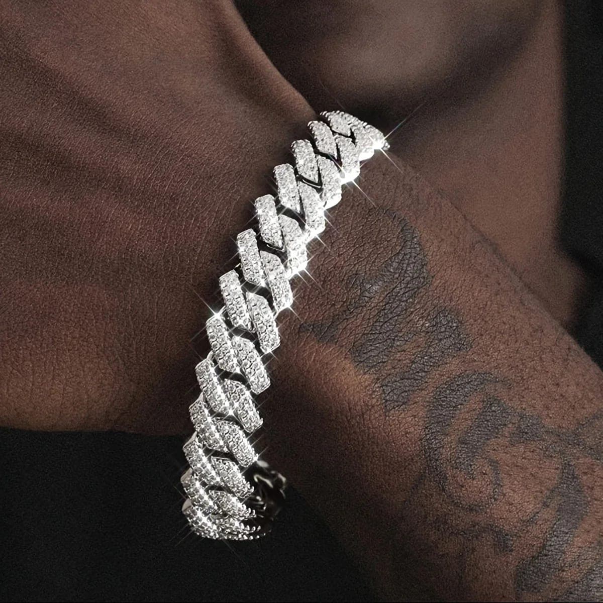Iced Out Cuban Braclete