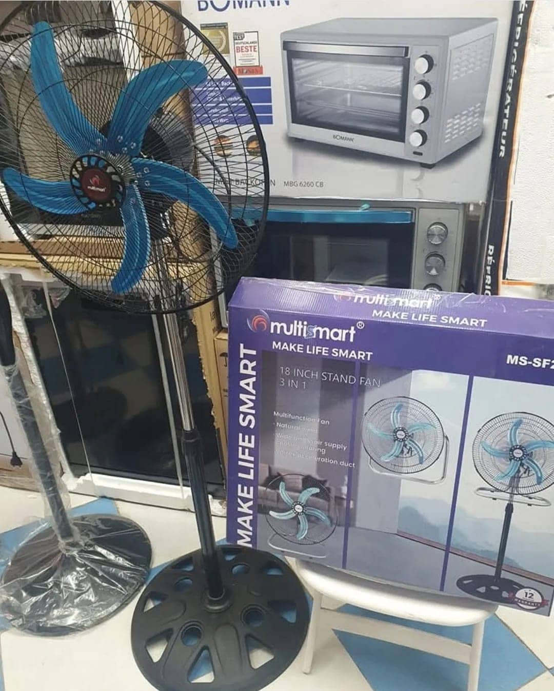 مروحة ثلاث وضعيات multismart MS-SF2381 ventilateur