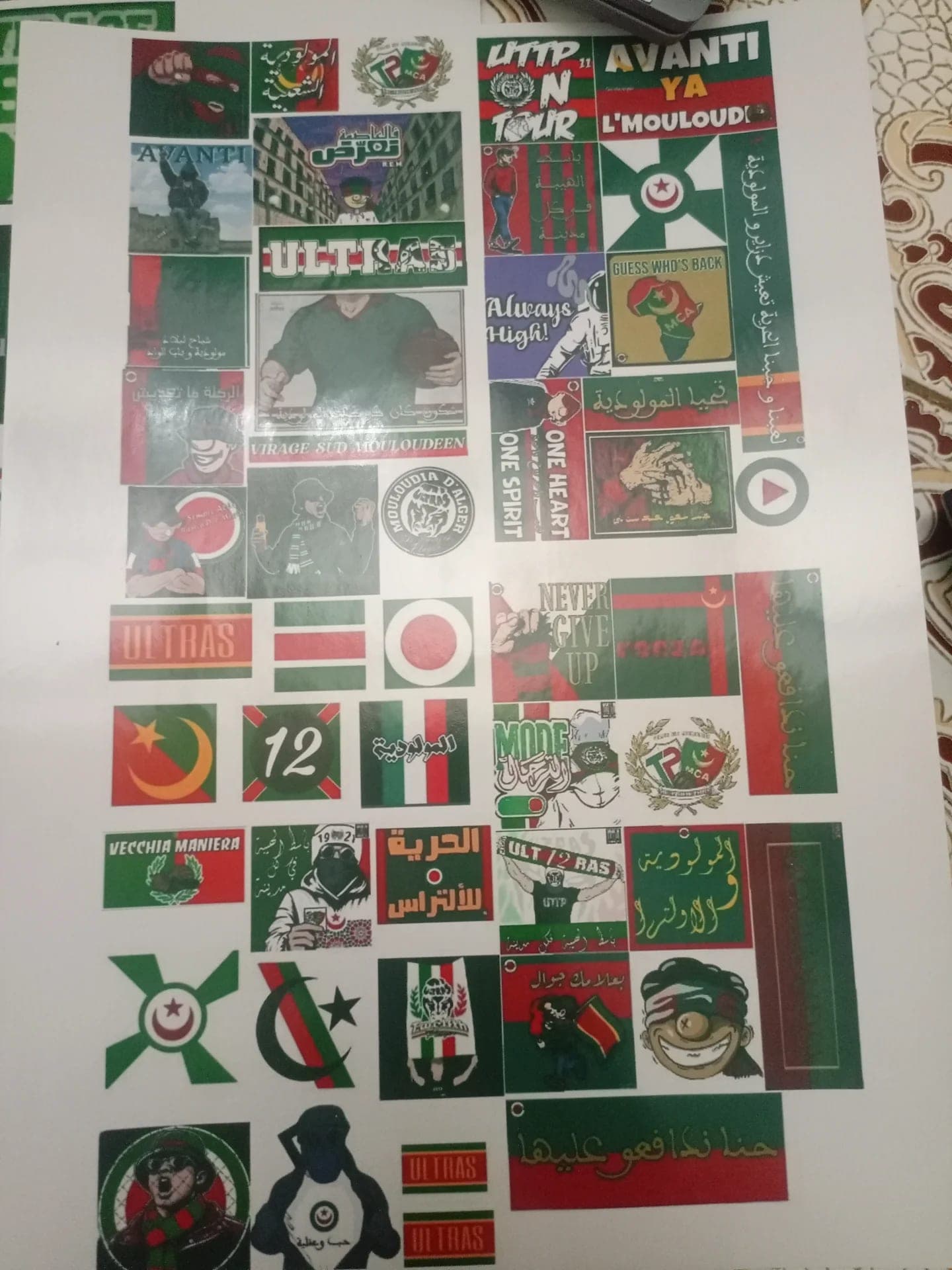 Stickers Mouloudia