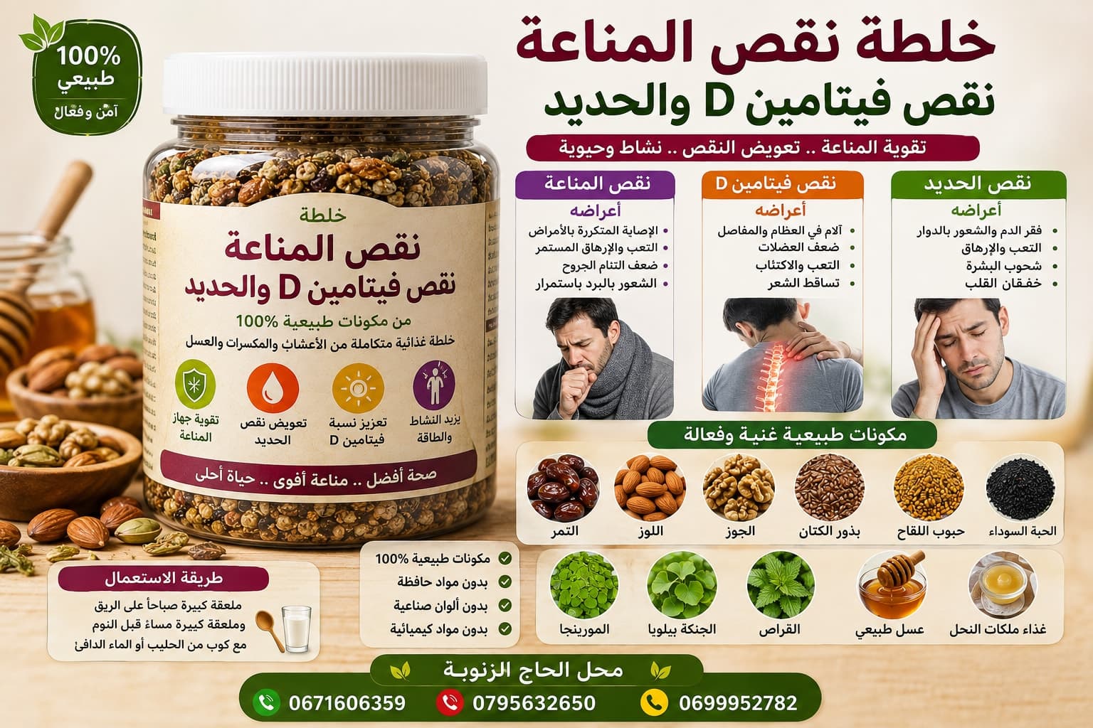 علاجً نقص مناعة و فيتامين د