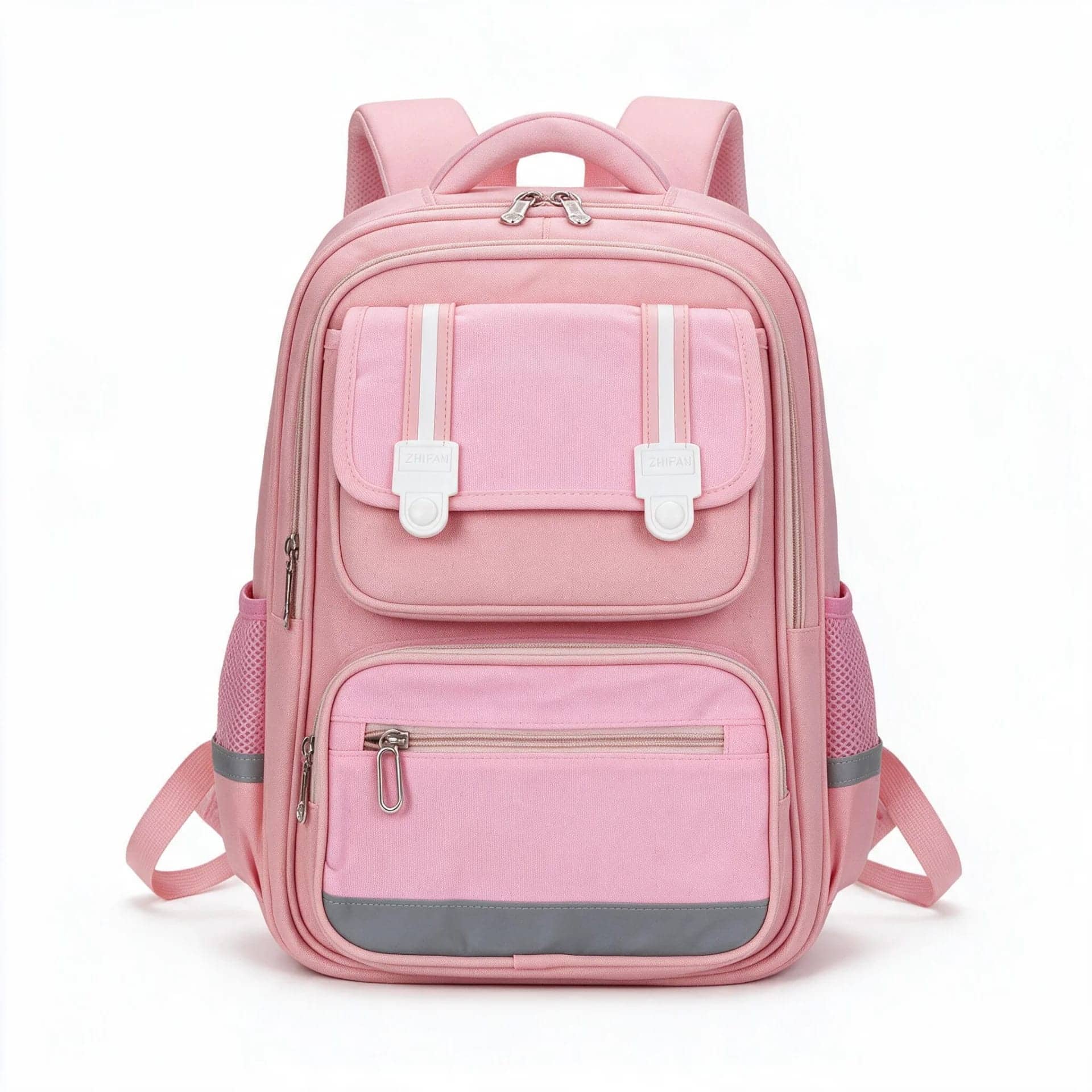 Sac à Dos Scolaire Style Kawaii Grand Volume Tissu Imperméable Rose SACKDS06RS - حقيبة مدرسية بتصميم كاوايي