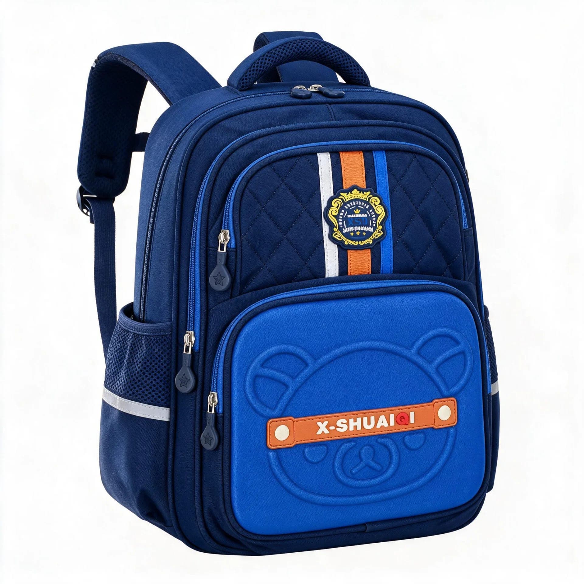 Sac à Dos Scolaire Style Kawaii Grand Volume Tissu Imperméable Bleu SACKDS18B - حقيبة مدرسية بتصميم كاوايي