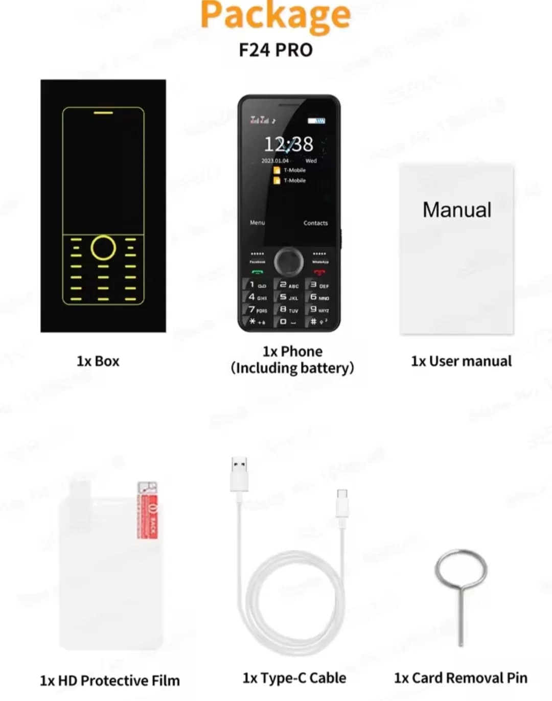 هاتف uniwa xs17 هاتف ذكي أزرار و ديجيتال 4G