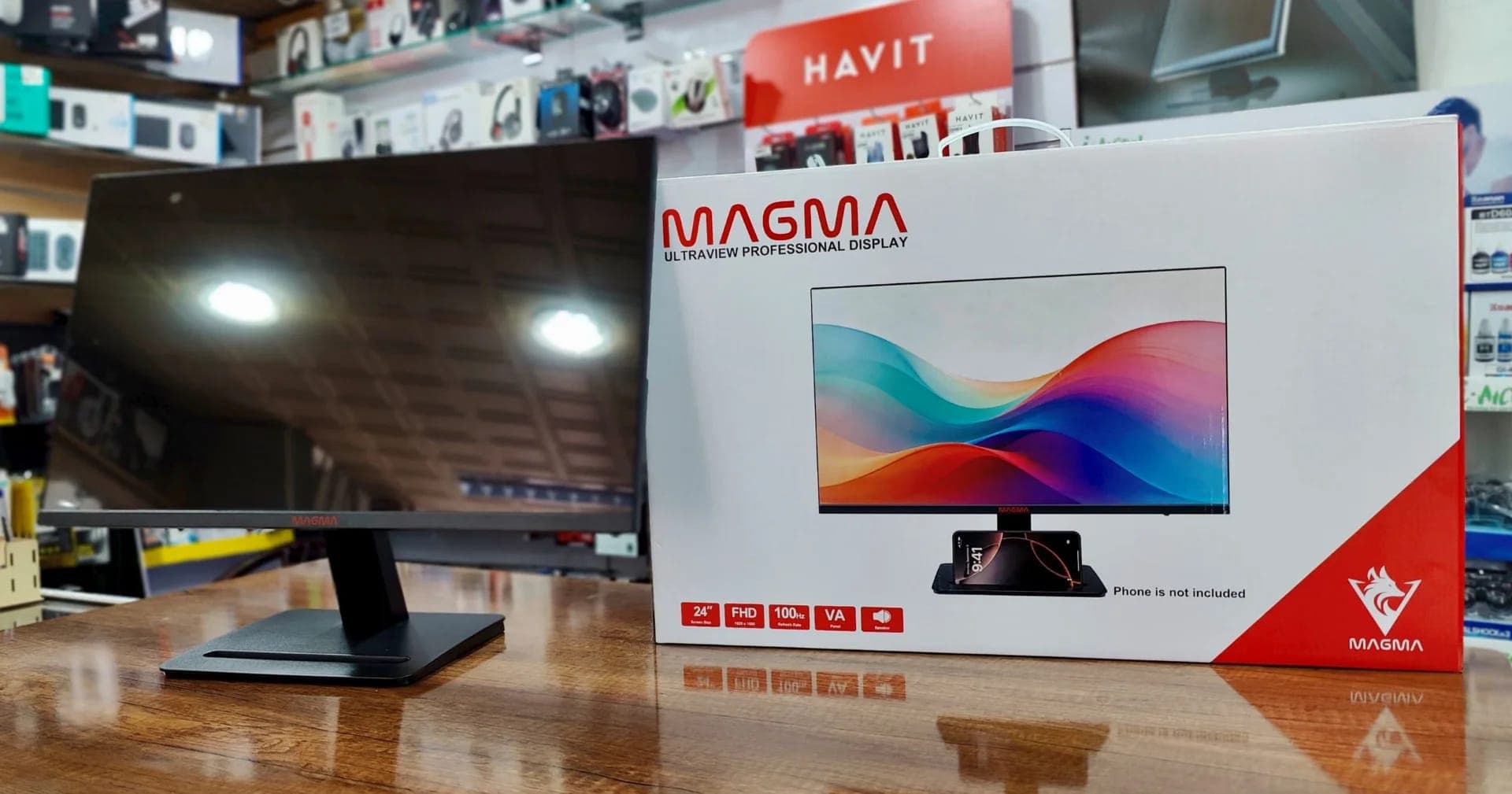 Moniteur MAGMA 27" MG270FC-100HZ FHD_IPS_100Mhz_Speker (DP_HDMI)