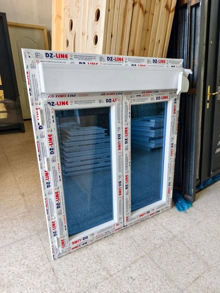 تاقة ouvrante avec rideau en PVC profi dz line Verre stop sol fumé