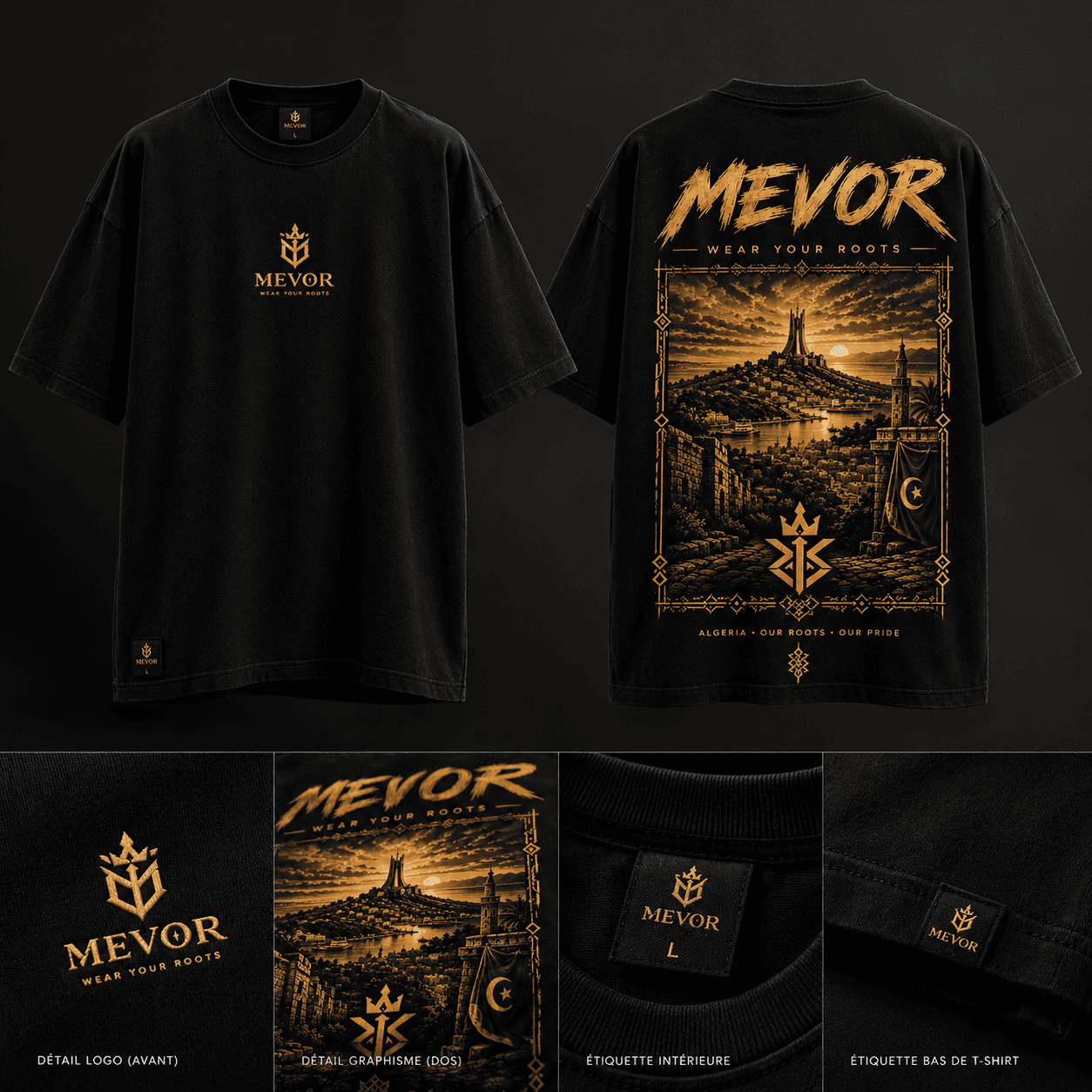 MEVOR Oversized T-Shirt – WEAR YOUR ROOTS 🇩🇿