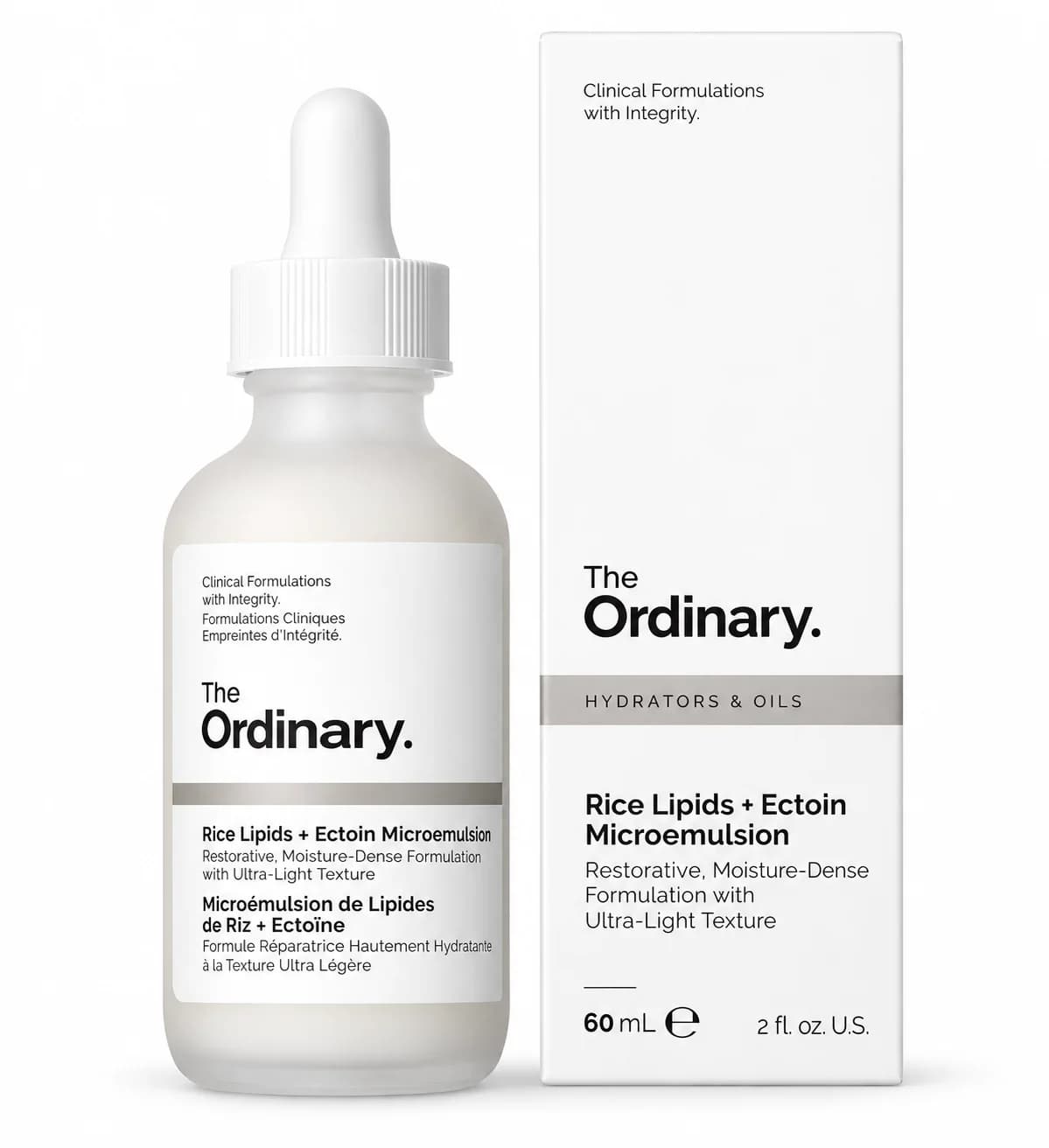 he Ordinary Rice Lipids + Ectoin Microemulsion – 60ml